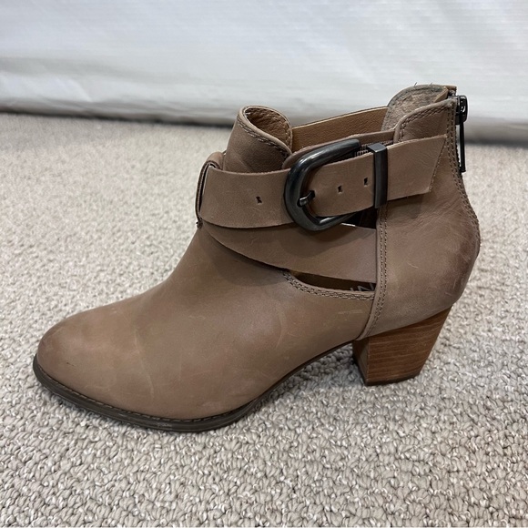 VIONIC Rory Leather Buckle Strap Ankle Booties Boots Tan Women Size 7.5 322RORY, - Picture 11 of 16